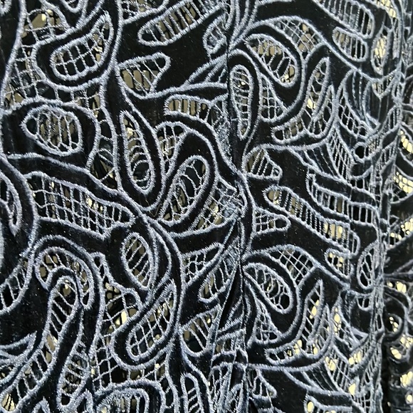 LOU BLUE PROM DRESS SIZE L - Picture 3 of 4